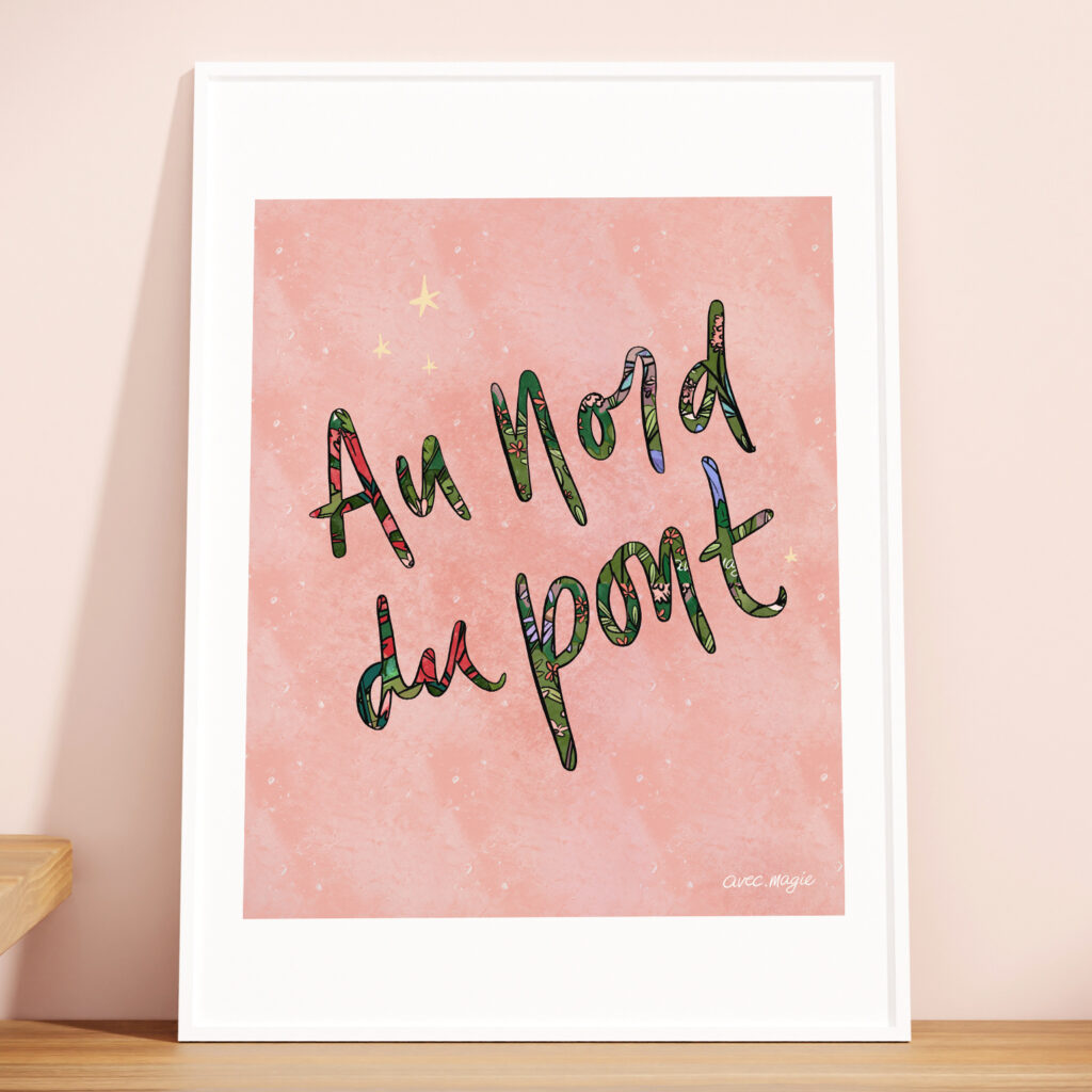 Au nord du pont - Illustration