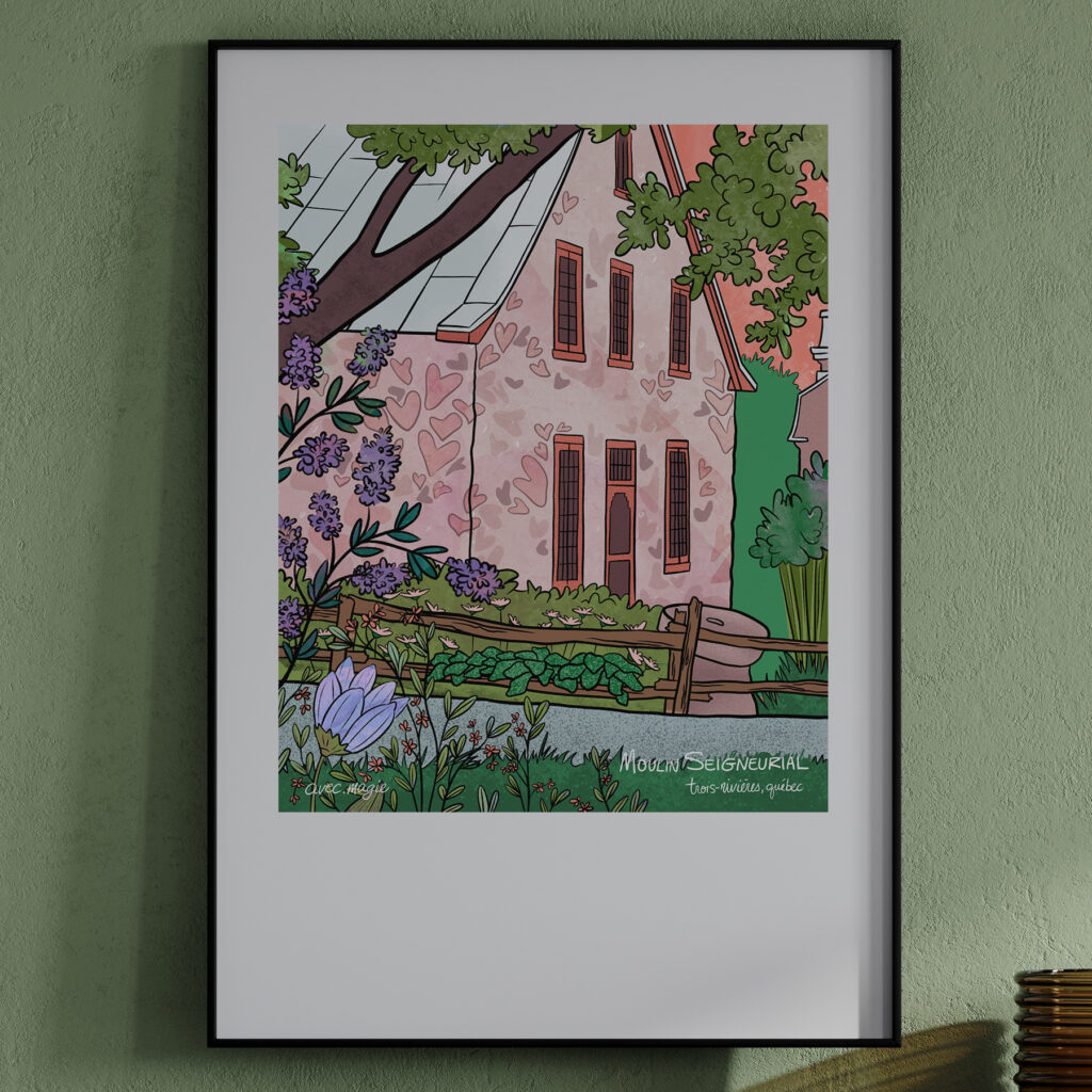 Moulin Seigneurial de Pointe-du-Lac - Illustration