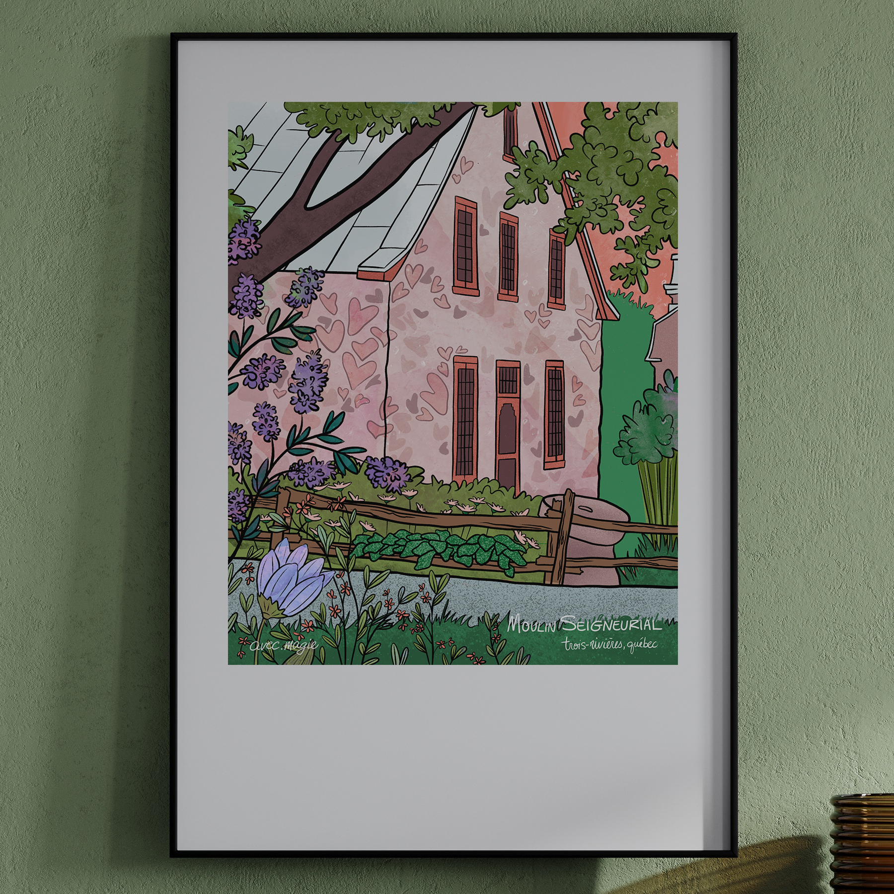 Moulin Seigneurial de Pointe-du-Lac - Illustration