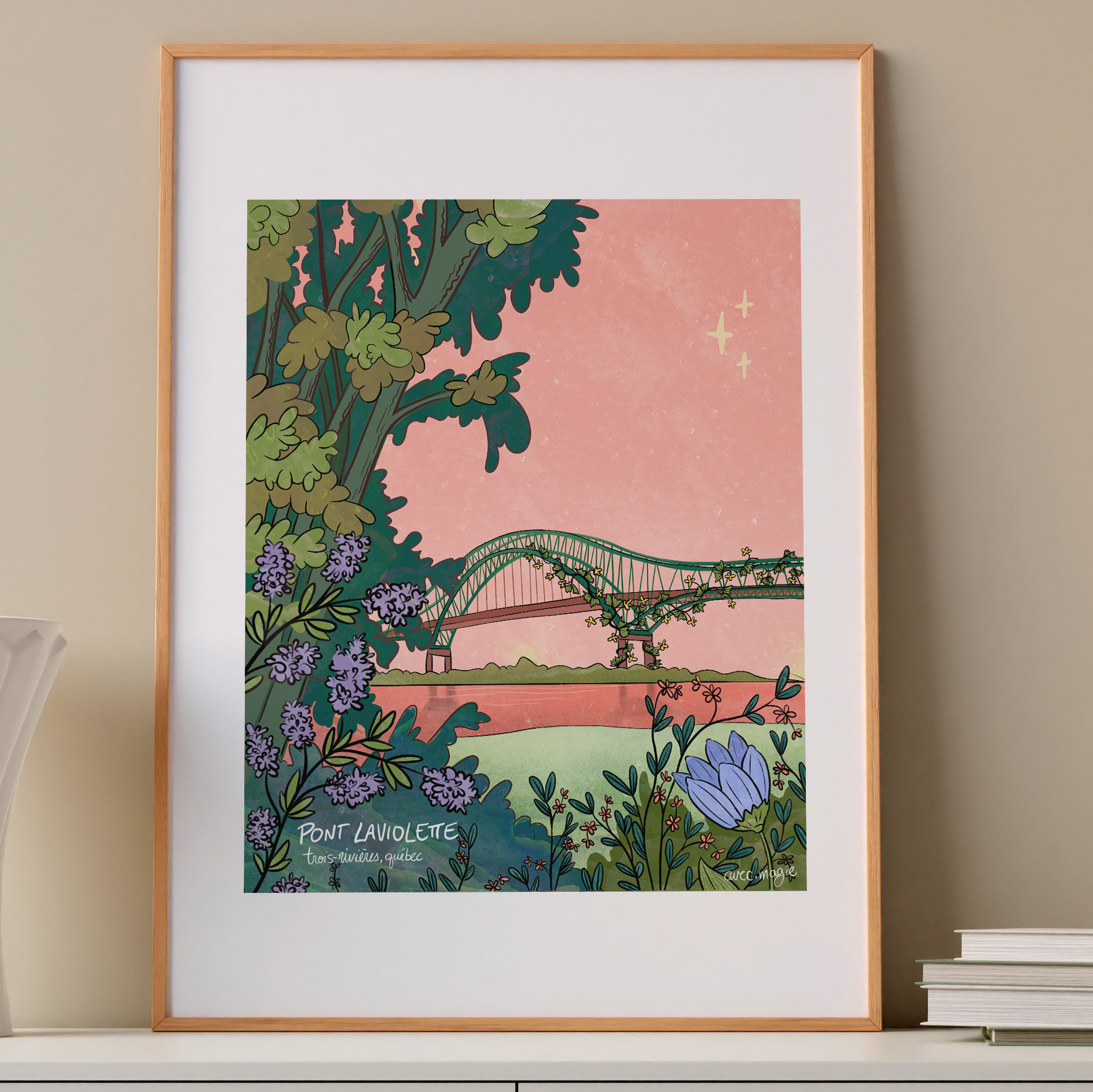 Pont Laviolette - Illustration